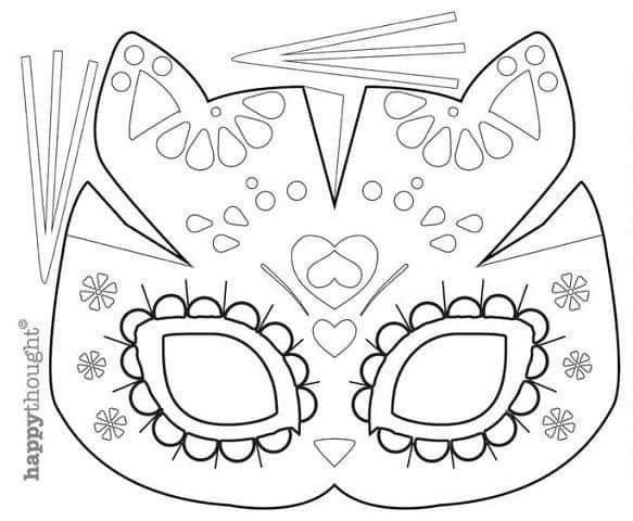 Маскарадные маски из бумаги