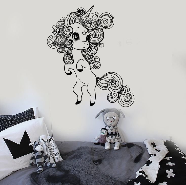 Room наклейки Единорог