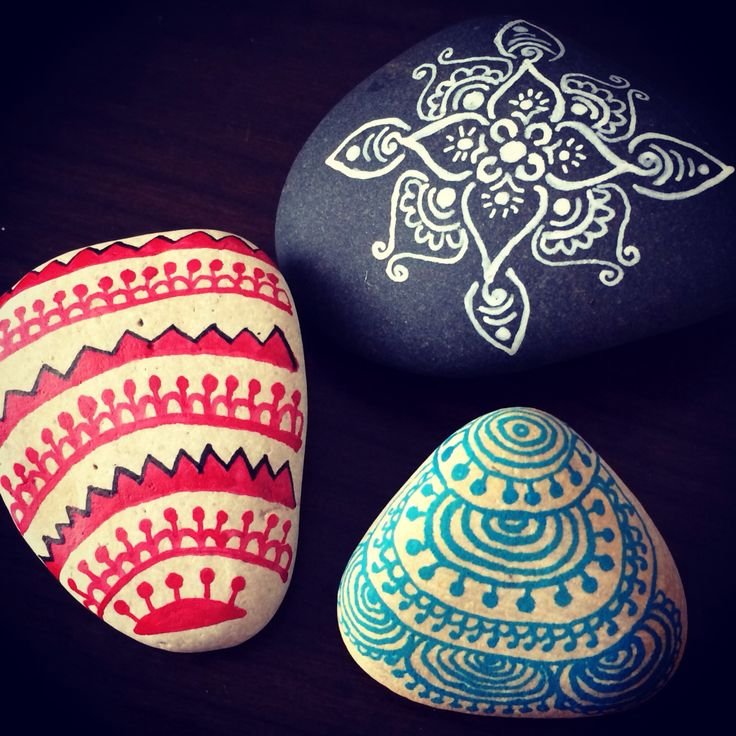 Роспись на камнях