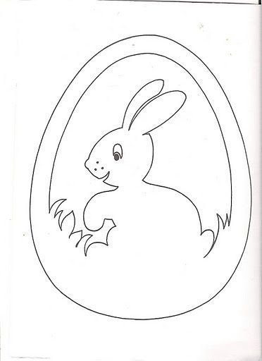 Трафарет яйца на Пасху