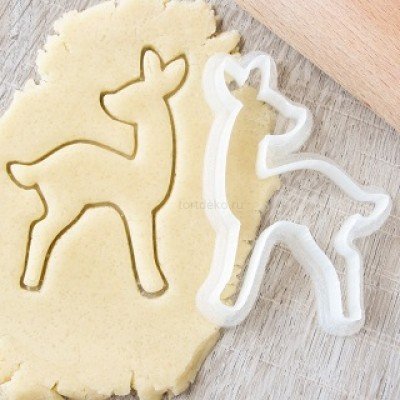 Форма оленя для пряников