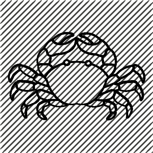 Краб раскраска для детей