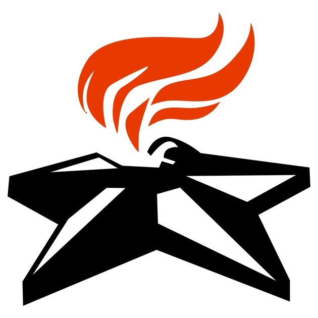 Наклейка "вечный огонь"