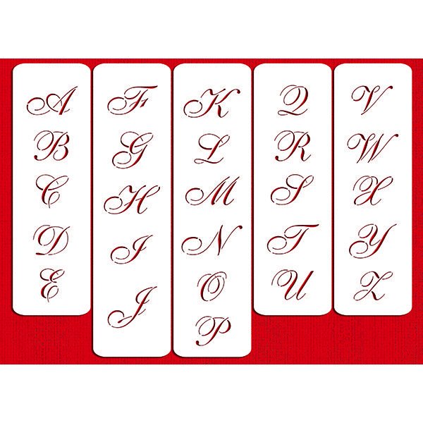 Трафарет букв русского алфавита красивые