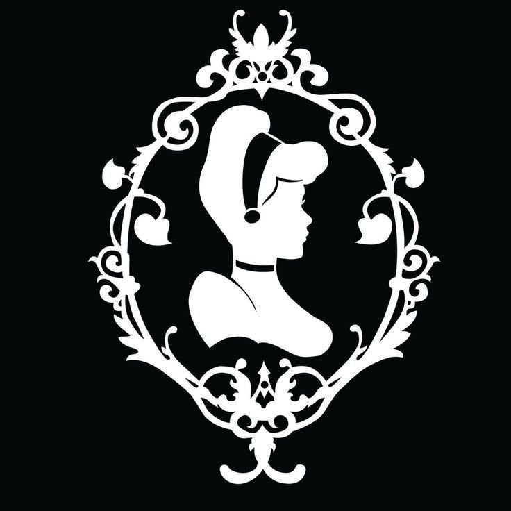 Силуэт Диснеевских принцесс Золушка