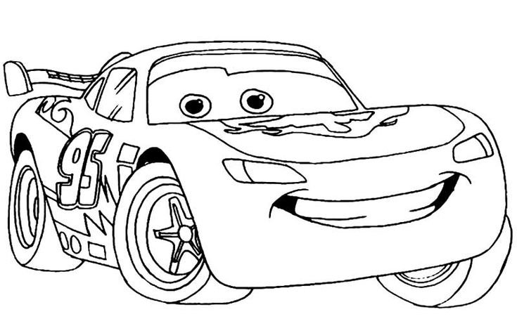 Раскраски для мальчиков Тачки