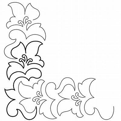 Узоры лекало