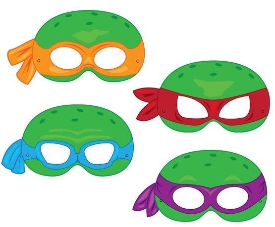 Черепашка в красной маске