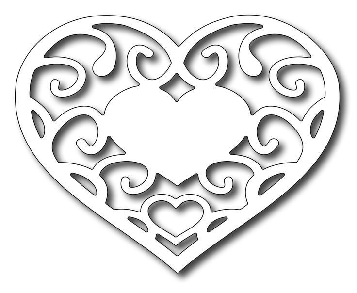 Сердечко шаблон