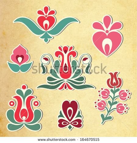 Татарский узор тюльпан