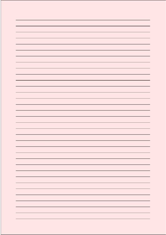 Линовка листа а4