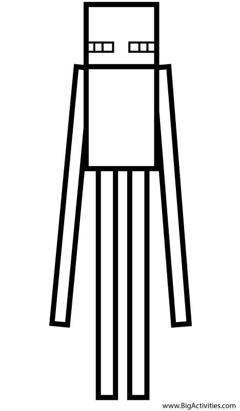 Майнкрафт картинки раскраски