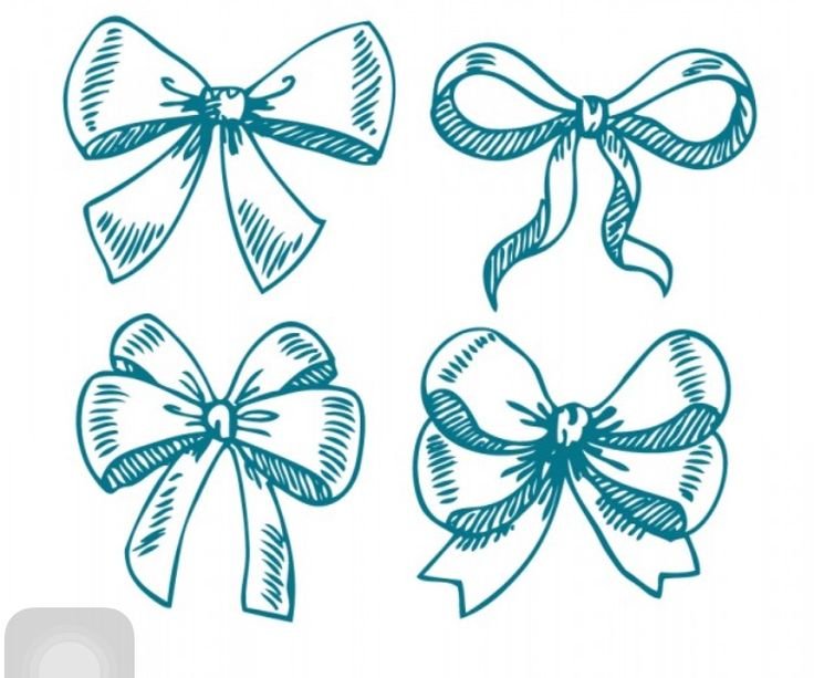 Бантик рисунок