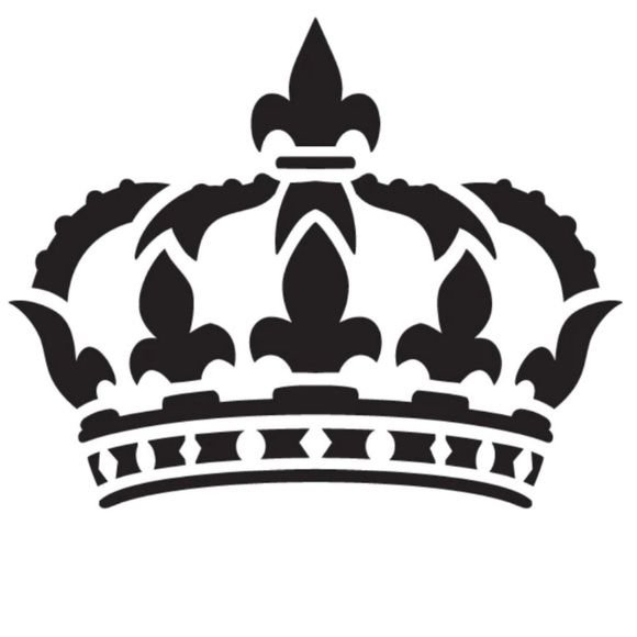 Корона трафарет