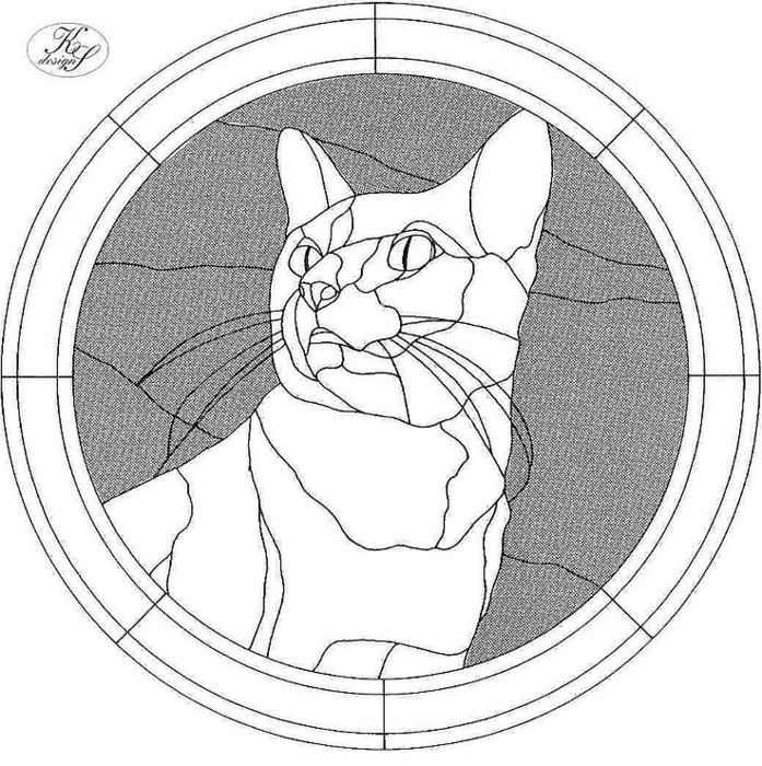 Витраж рисунок