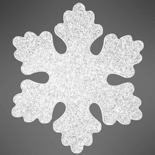 Снежинка из пенопласта шаблон