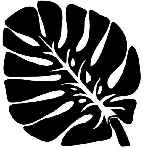 Тропические листья СВГ