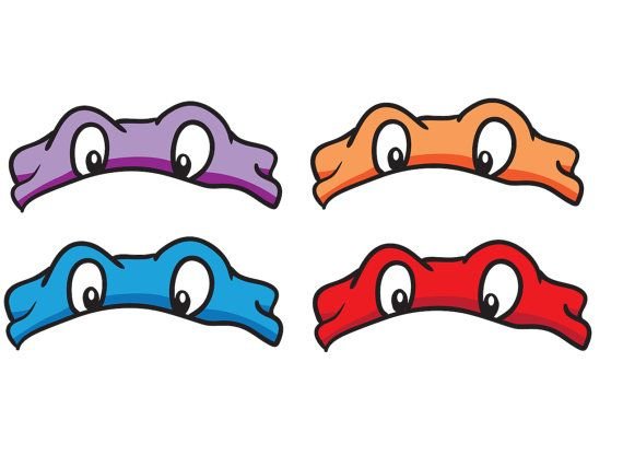 Повязка черепашек ниндзя для фотошопа