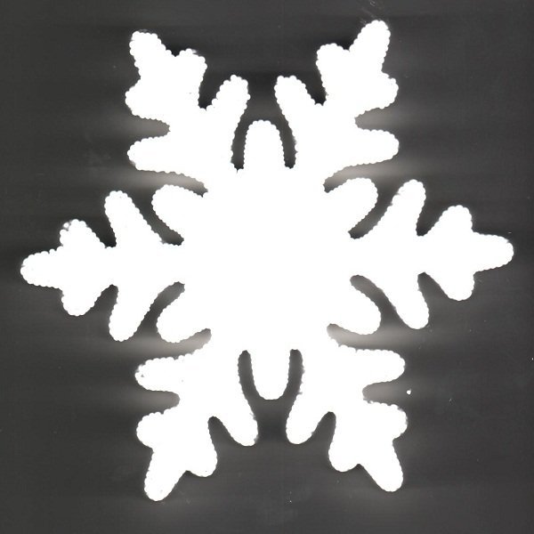 Трафареты снежинок для пенопласта