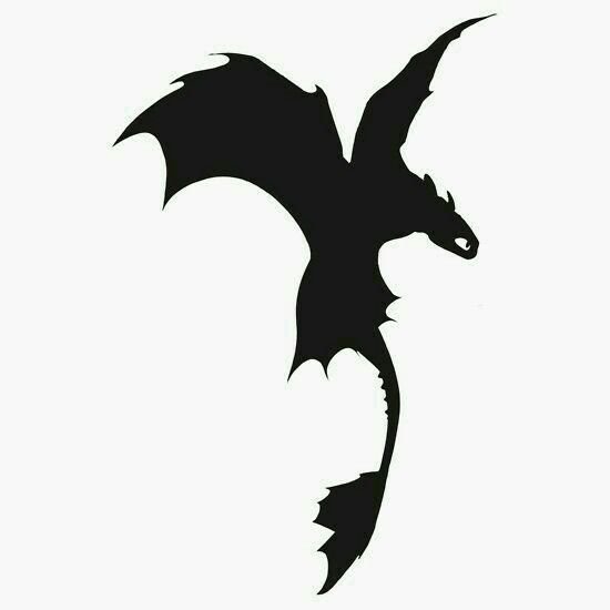 Силуэт дракона