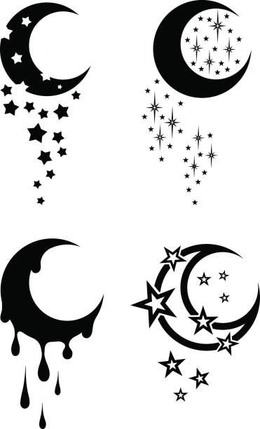 Тату полумесяц