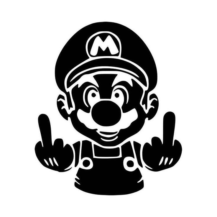 Super Mario Stencil