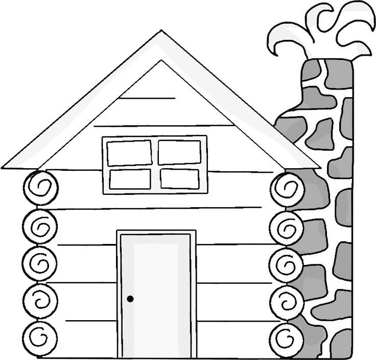 Аппликация домик