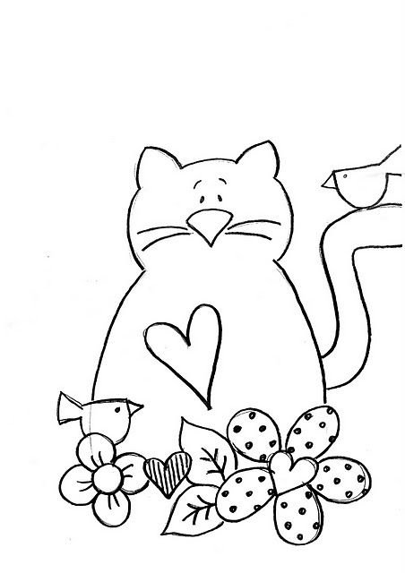 Трафареты для аппликаций из ткани