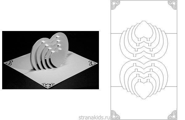 Объемная открытка