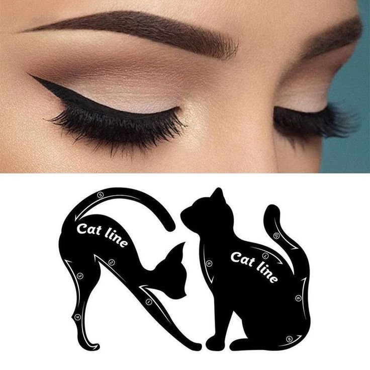 Трафарет для стрелок для глаз