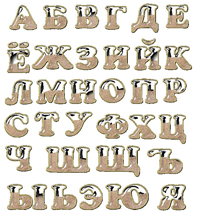 Трафарет алфавита красивый