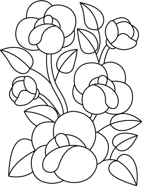 Раскраска для пластинографии