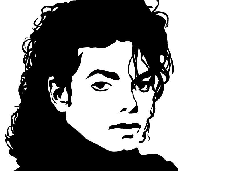 Портрет Майкла Джексона вектор