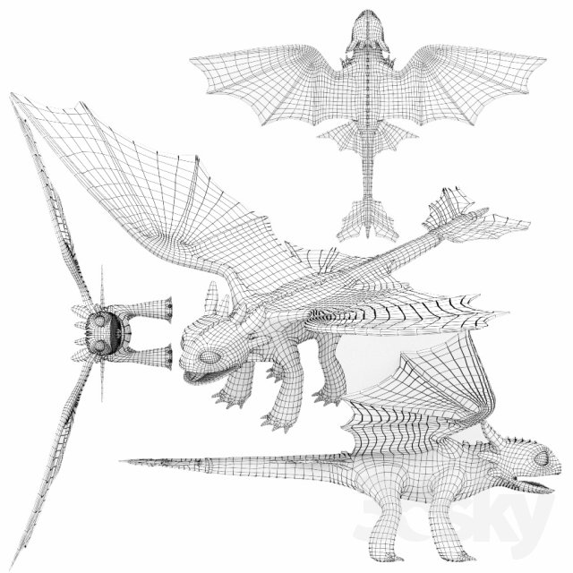 Игрушка из бумаги дракон