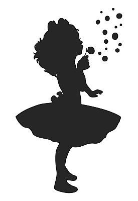 Контур девочки