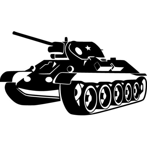 Танк т 34 для гравировки