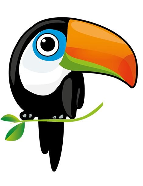 Тукан мультяшный