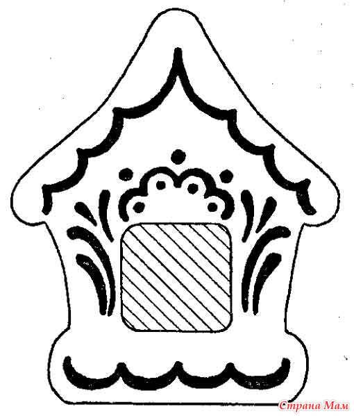 Архангельские козули трафареты