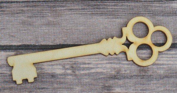Деревянная заготовка золотой ключик
