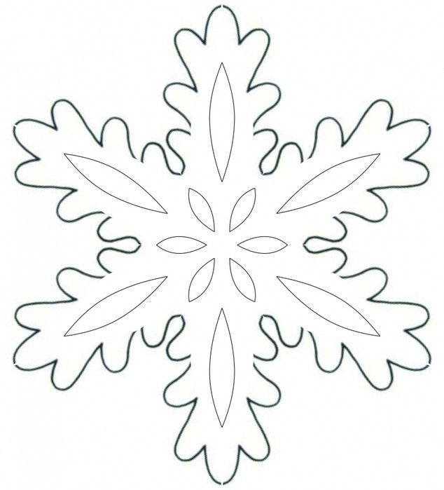 Снежинки для вырезания