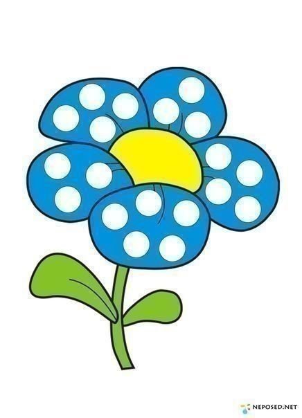 Пластилиновые заплатки цветы