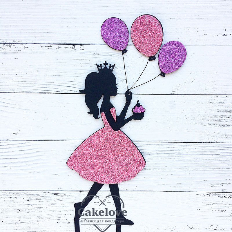 Топпер девушка в платье