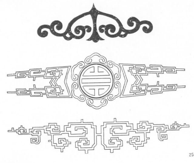 Бурят монгольский орнамент