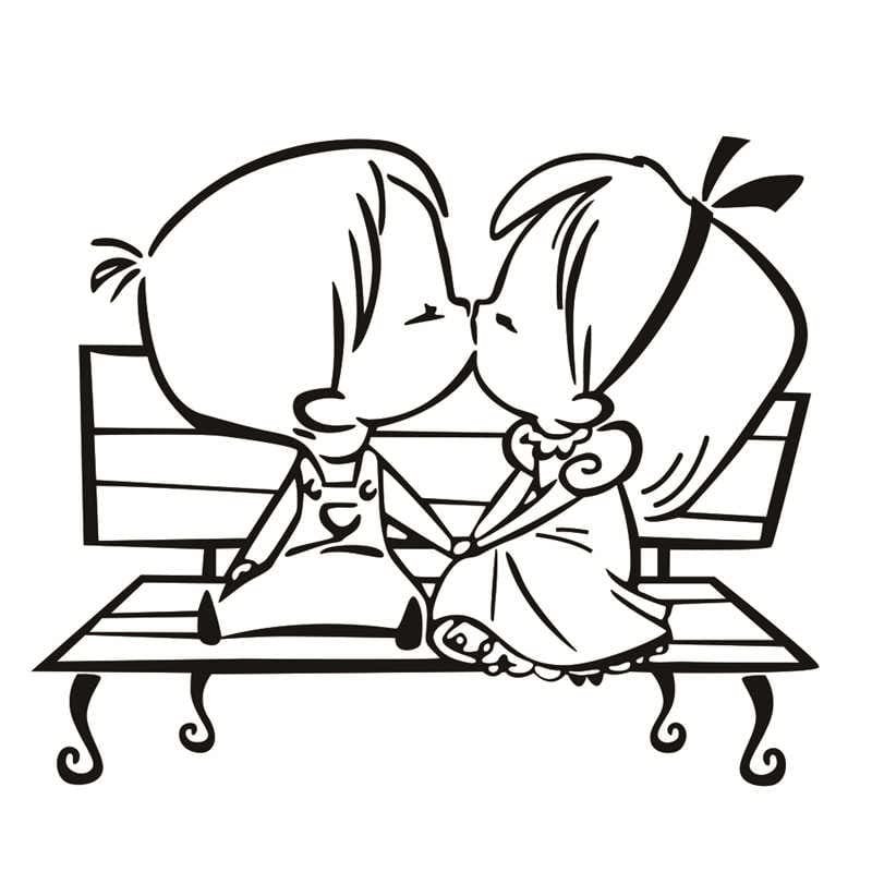 Раскраски для влюбленных