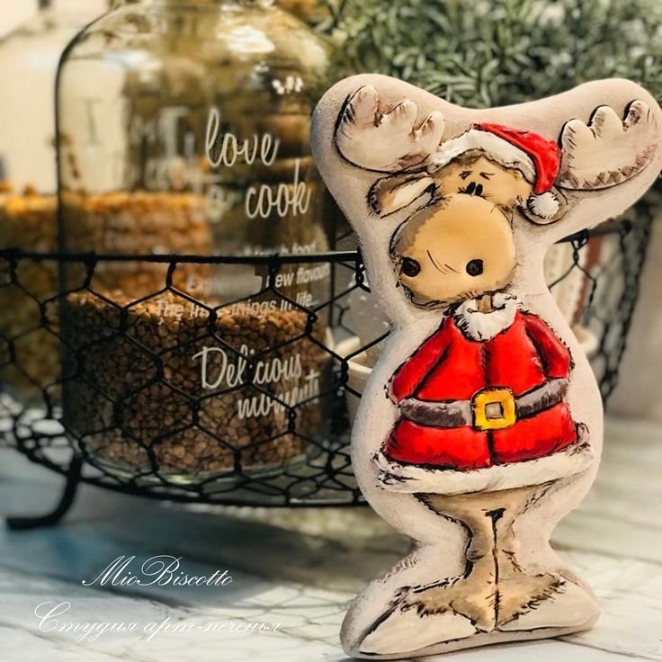 Рождественский Лось пряник