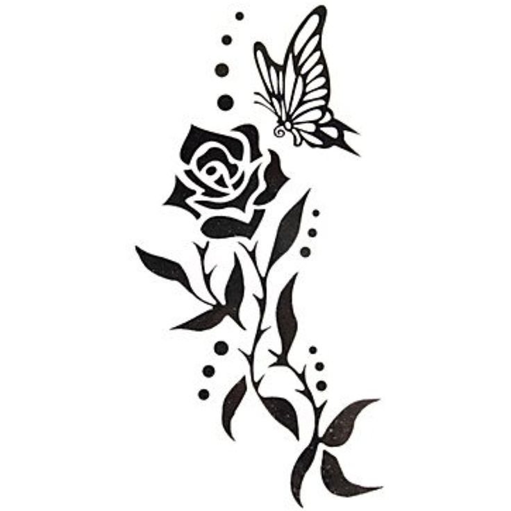 Трафареты татуировок для девушек
