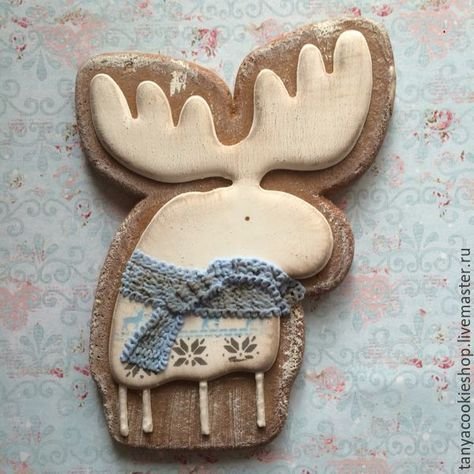 Пряник Лось новогодний