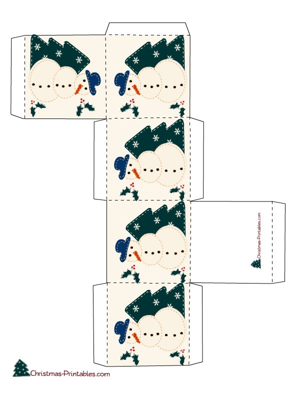 Новогодняя коробочка схема