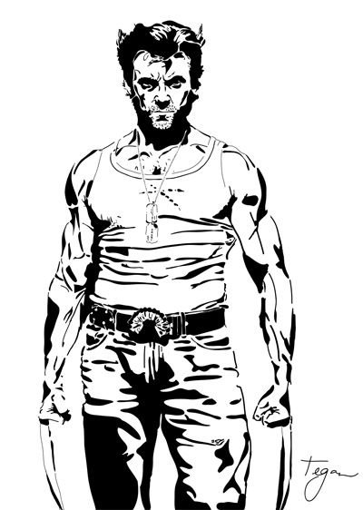 Росомаха силуэт