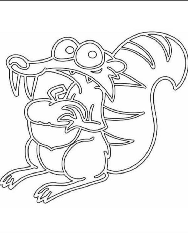 Белка трафарет для вырезания